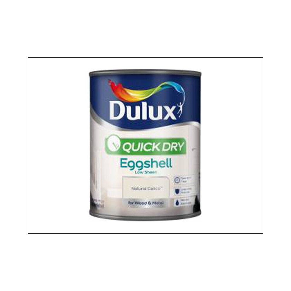Dulux Quick Dry Eggshell Natural Calico 750ml