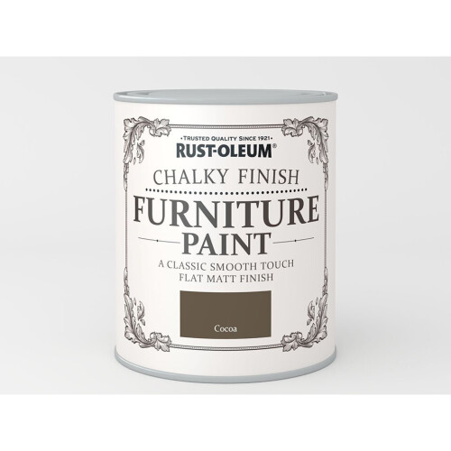 Rust-Oleum Chalk Furniture Paint Cocoa 750ml
