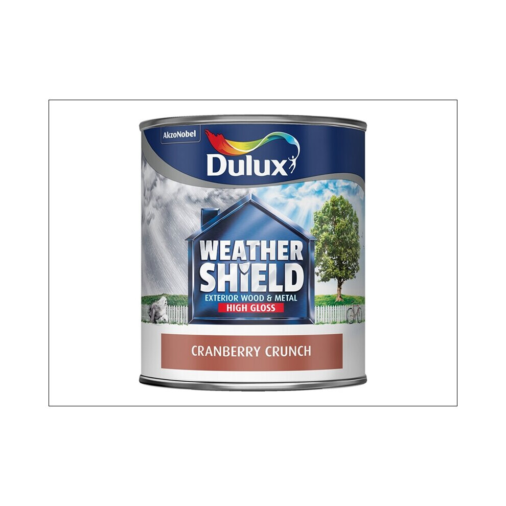 Dulux Weathershield Exterior Gloss Cranberry Crunch 750ml