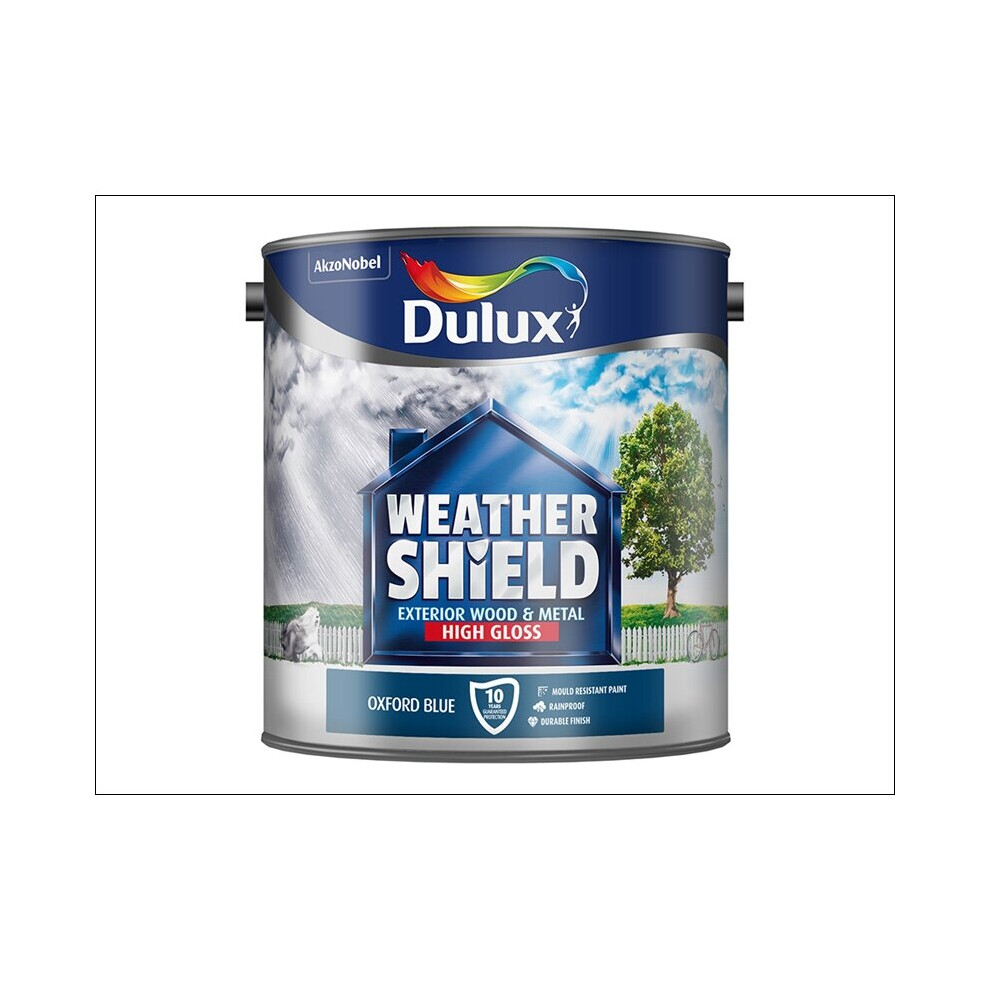 Dulux Weathershield Exterior Gloss Oxford 2.5L Blue