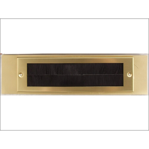 Stormguard Letter Plate No Flap Gold