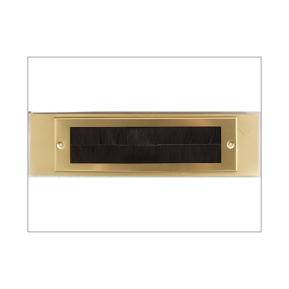 Stormguard Letter Plate No Flap Gold 5017259311998