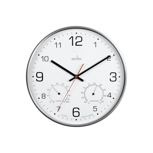 Acctim Acctim Komfort Thermo/Hygro Wall Clock 29147
