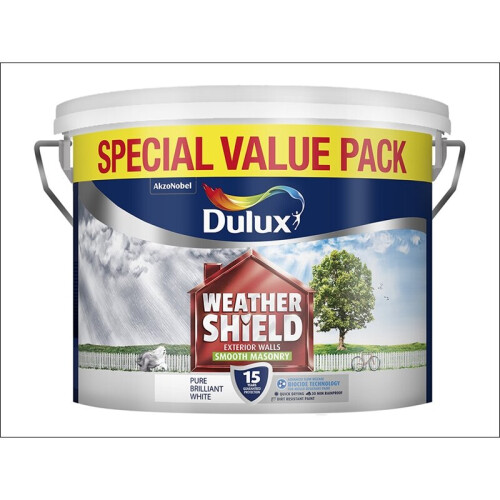 Dulux Dulux Weathershield Masonry Smooth Pure Brilliant White 7.5L