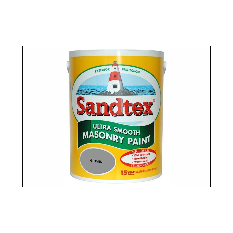 Sandtex Microseal Smooth Masonry Plymouth Grey 5L