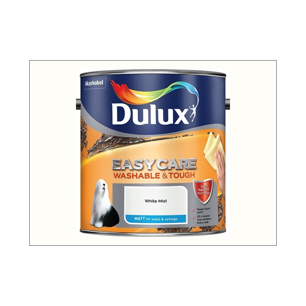 Dulux Easycare Matt White Mist 2.5L