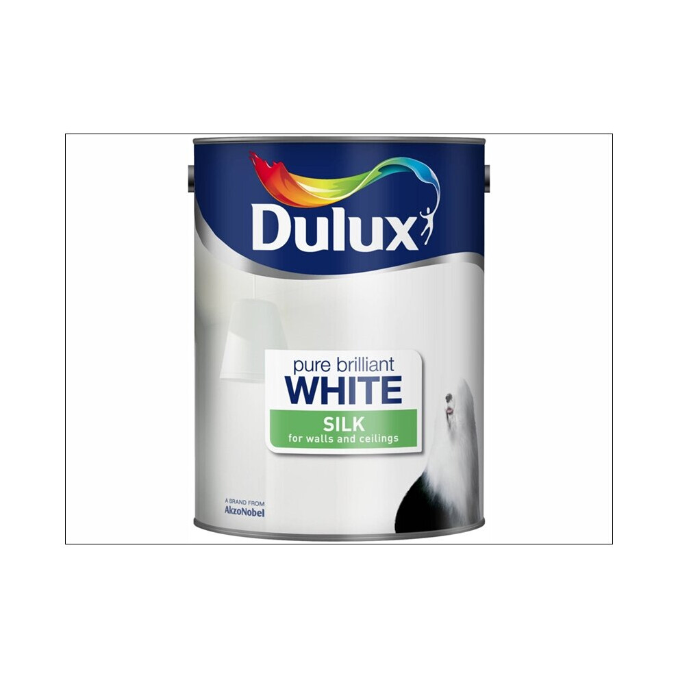 Dulux Silk Pure Brilliant White 5L