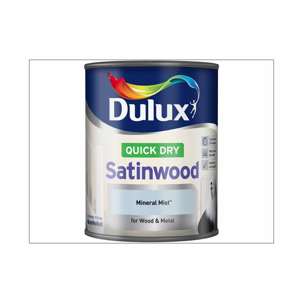 Dulux Quick Dry Satinwood Mineral Mist 750ml