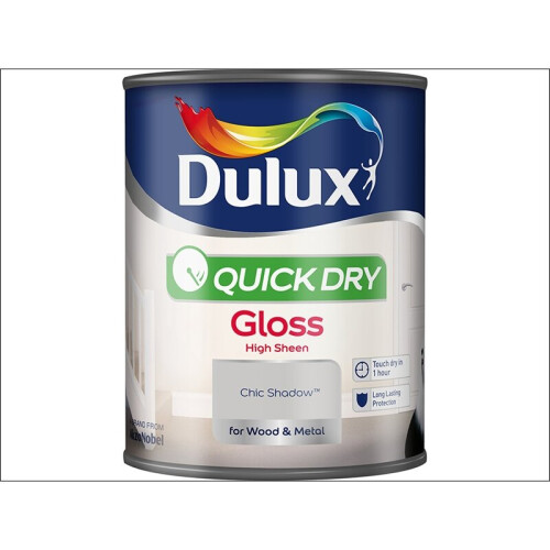 Dulux Dulux Quick Dry Gloss Chic Shadow 750ml