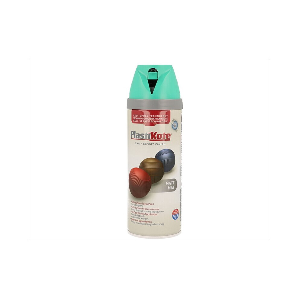 Plastikote Twist & Spray Matt Classic Teal 400ml