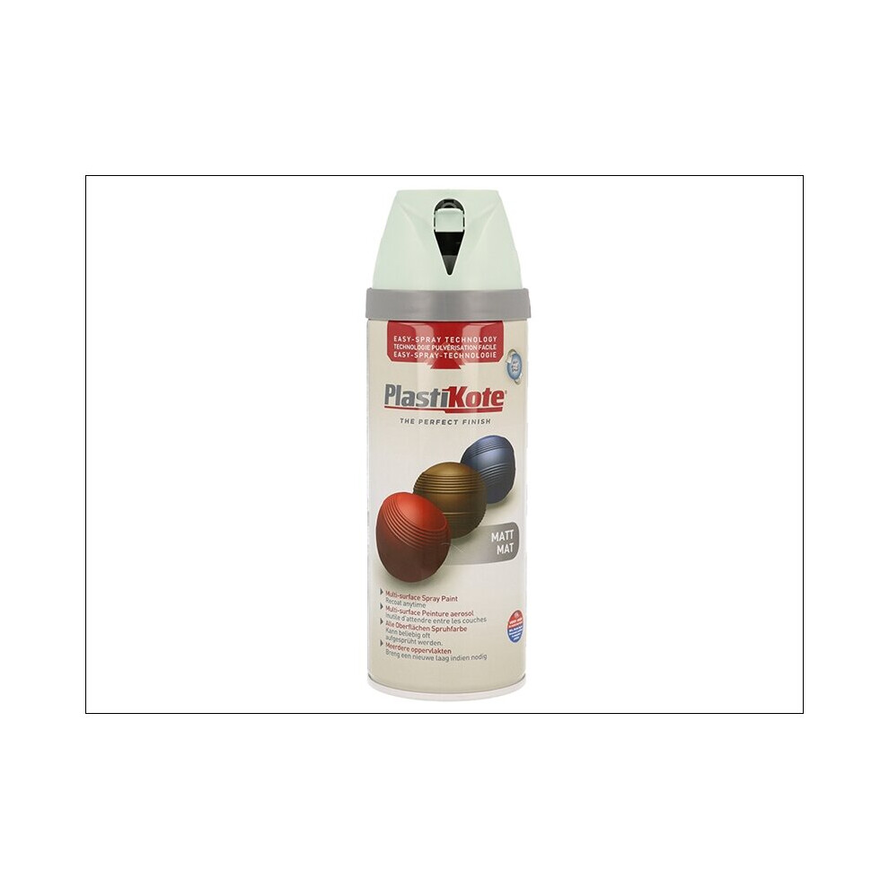Plastikote Twist & Spray Matt Duck Egg Blue 400ml
