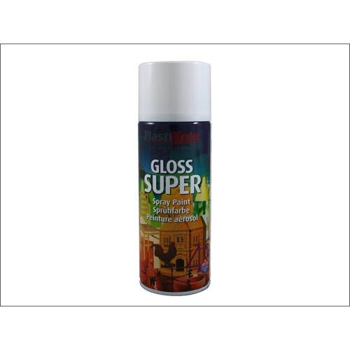 PlastiKote Plastikote Super Colour Gloss Pure Brilliant White 400ml