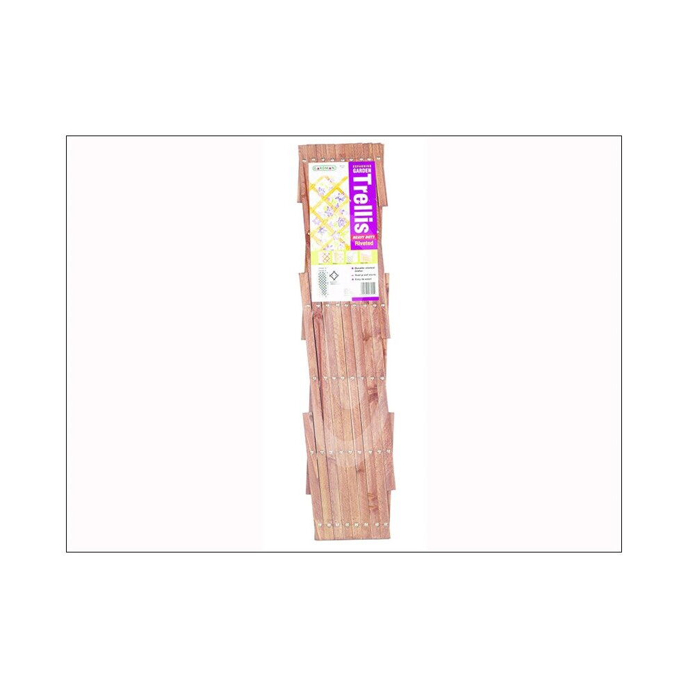 Gardman Riveted Garden Trellis Tan 1.8 x 0.3m 07250