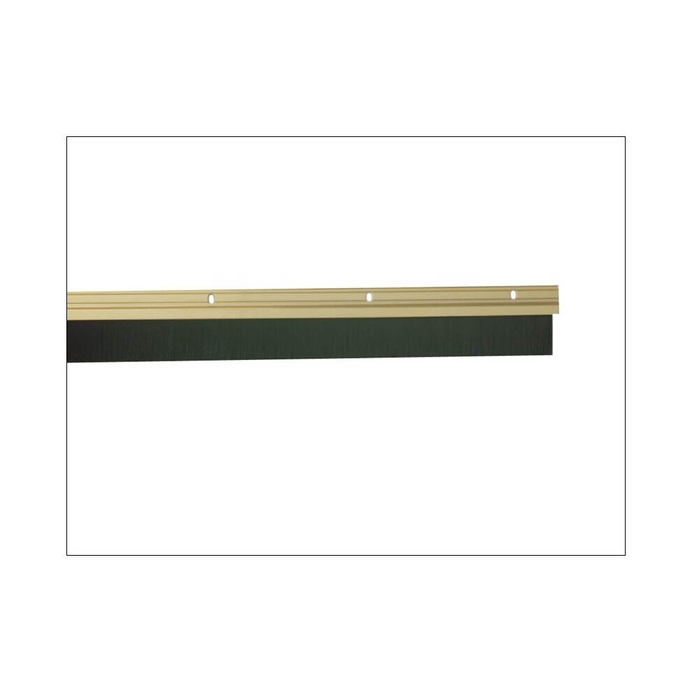 Stormguard Brush Bottom Door Strip Gold 914Mm 5017259000168