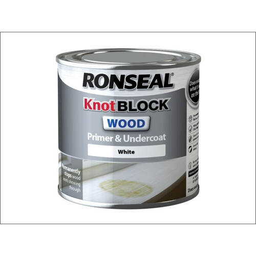 Ronseal Ronseal Knot Block Paint Primer & Undercoat White 250ml