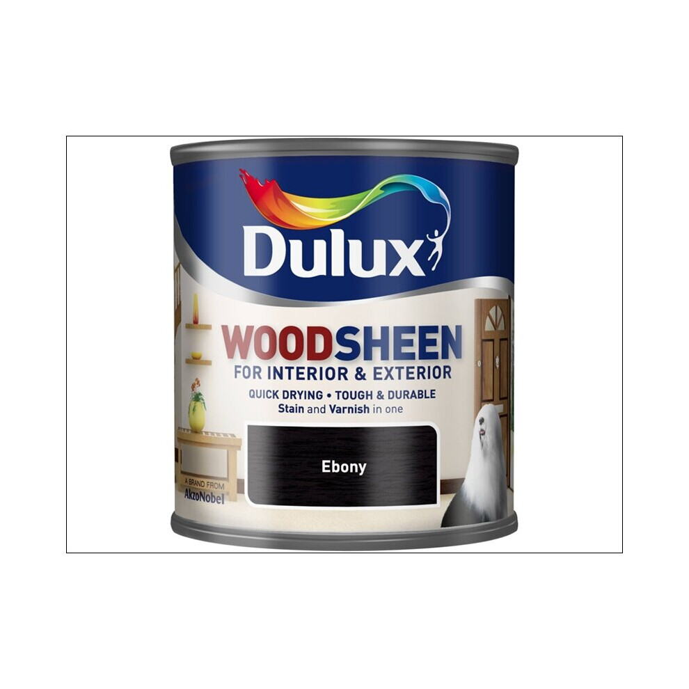 Dulux Quick Dry Interior/ Exterior Woodsheen Ebony 750Ml