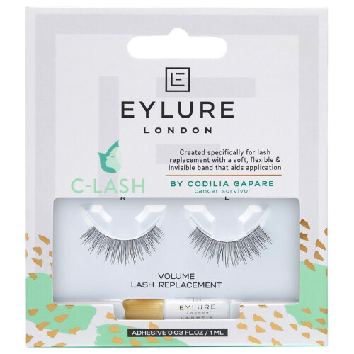 Eylure Eylure C-Lash Lash Replacement - Volume - Clear and Flexible Self Adhesive Band