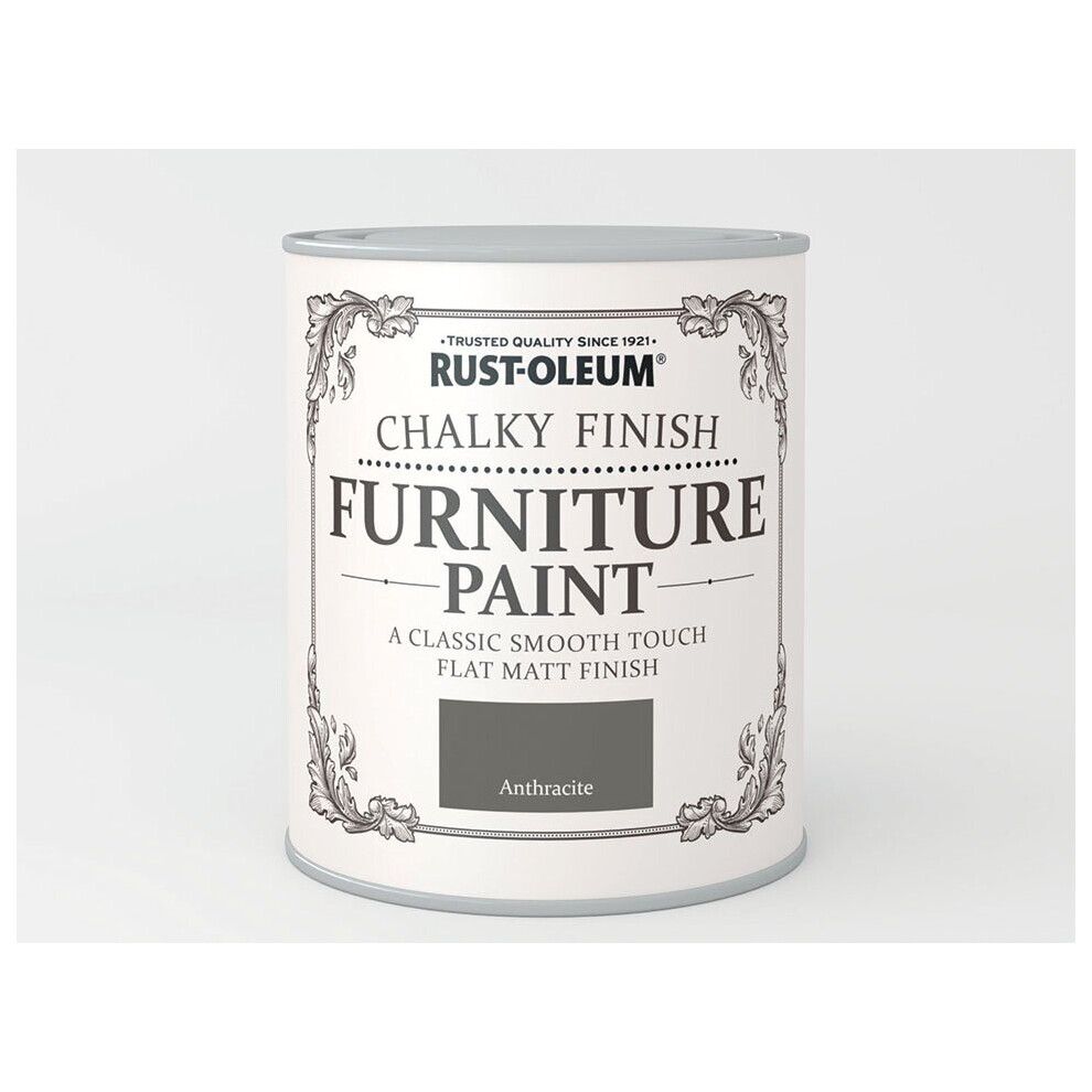 Rust-Oleum Chalk Furniture Paint 125Ml Anthracite