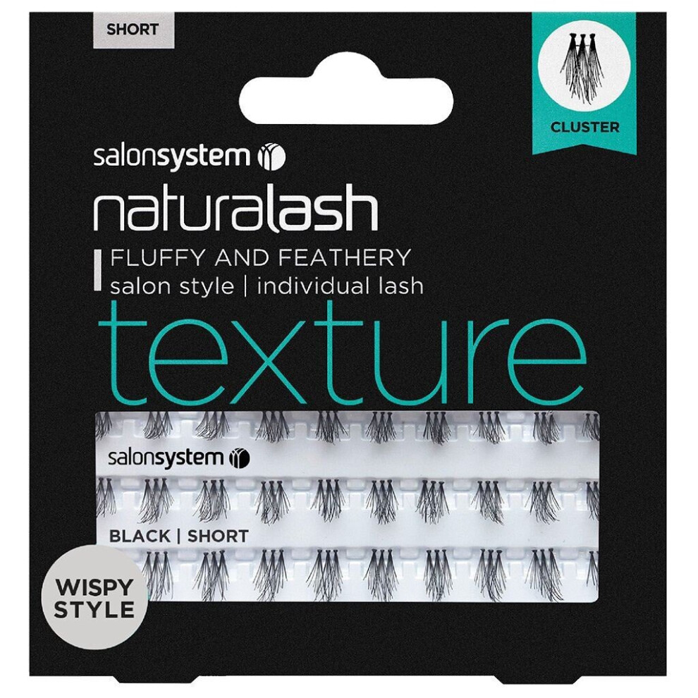 Salon System Naturalash Individual Lashes - Texture Cluster Short - Wispy Style