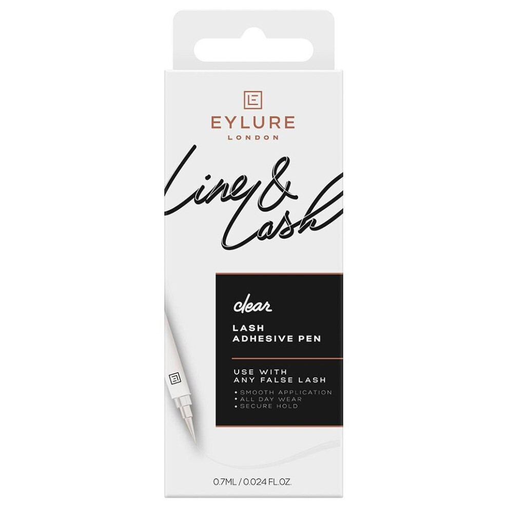 Eylure Line and Lash 2 in 1 Adhesive Eyeliner - Clear - Smudge Proof - 0.7ml