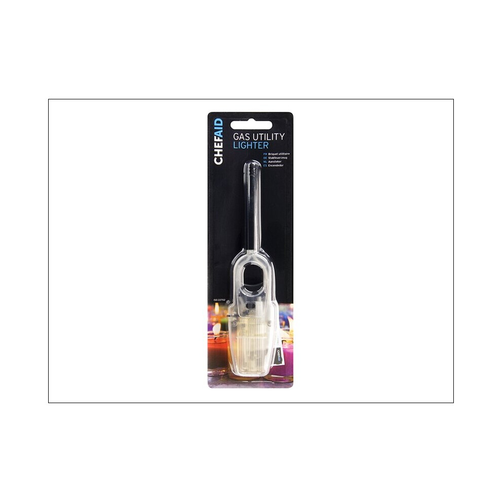 Chef Aid Gas Lighter Clear Refillable 10E00205
