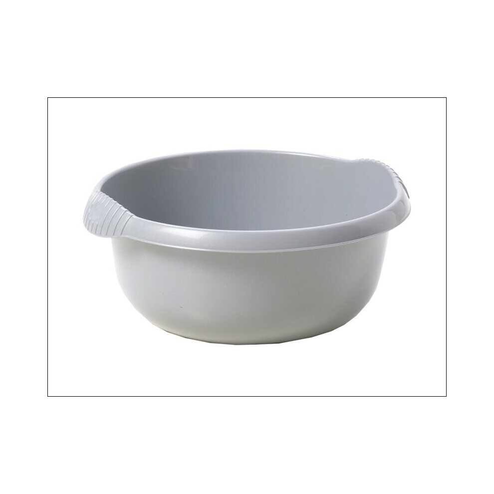 What More Homewares Round Bowl Silver 28cm 11265