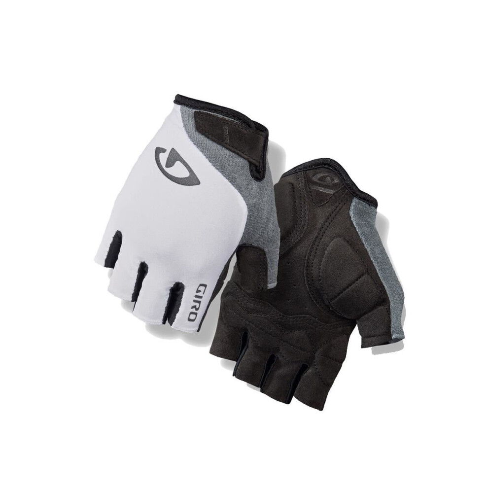 GIRO JAG'ETTE WOMEN'S ROAD CYCLING MITT 2019: WHITE/TITANIUM L