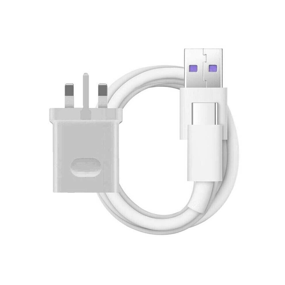 (Adapter & Cable) Official Huawei Mains Charger HW-050200B01 USB Type-C Data Cable AP81