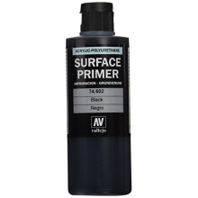Vallejo Model Color 200 ml Polyurethane Primer - Black