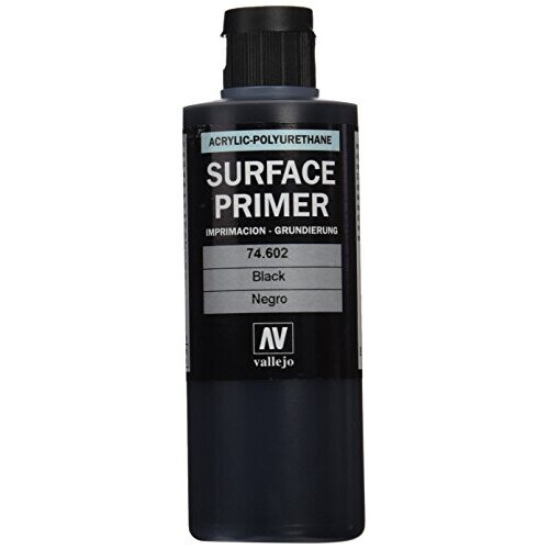 Vallejo Model Color 200 ml Polyurethane Primer - Black