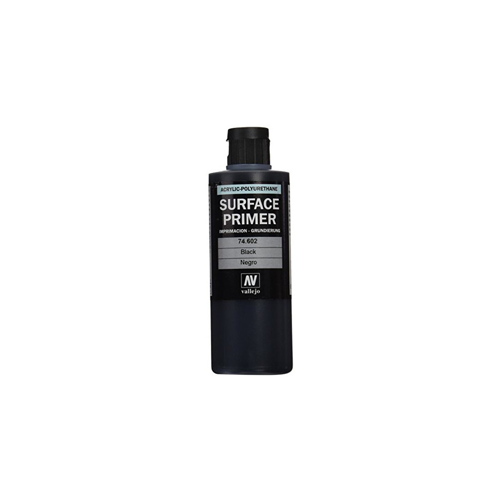 Vallejo Model Color 200 ml Polyurethane Primer - Black