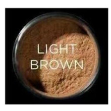 (Light brown) 27.5g Toppik hair building fiber and sprayer to enhance keratin hair fiber thinning hair loss treatment