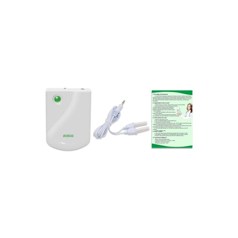 Boomsave (Kits A) Rhinitis Sinusitis Cure Therapy Bionase Nose Treatment Nose Massage Device Cure Hay Fever Low Frequency Pulse Laser Health Care