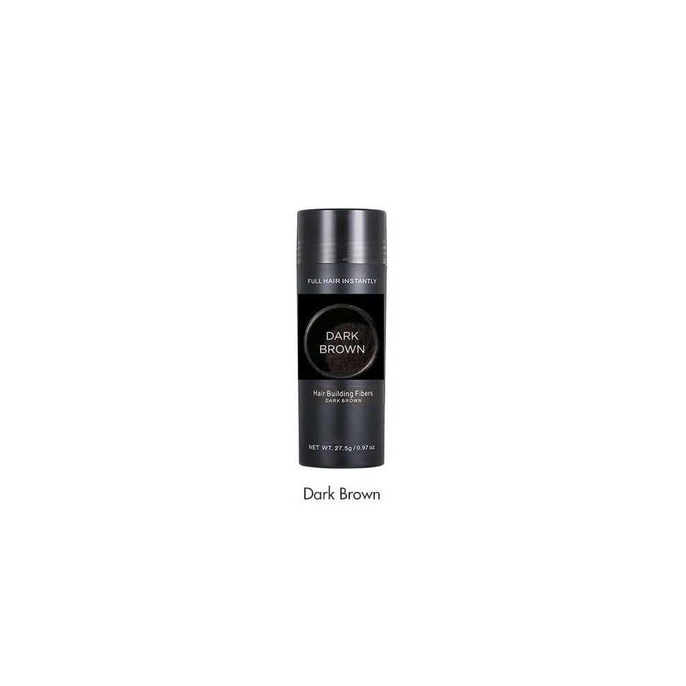 (Dark brown) Hair Fibers Keratin Toppik Thickening Spray Hair Building Fibers 27.5g Loss Products Instant Wig Regrowth Powders