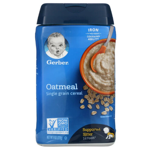 Gerber Gerber, Oatmeal Cereal, Single Grain, 8 oz (227 g)