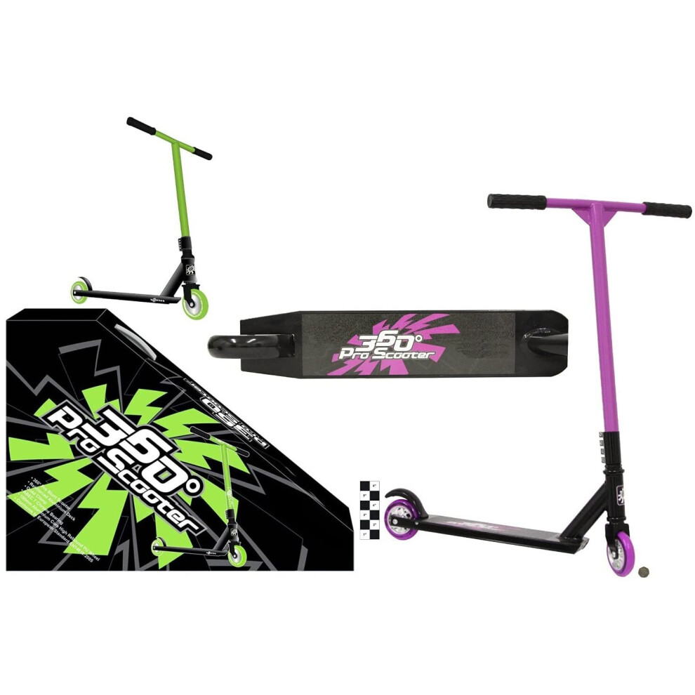 KandyToys 350 Pro Scooter 100mm Alu Wheels (PURPLE)