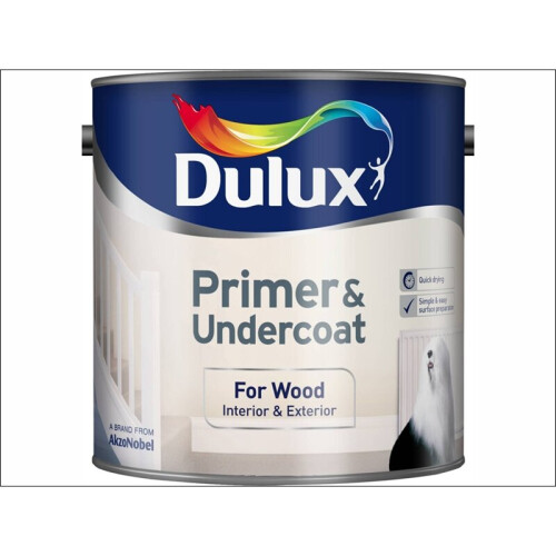 Dulux Quick Dry Wood Primer/ Undercoat 2.5L on OnBuy