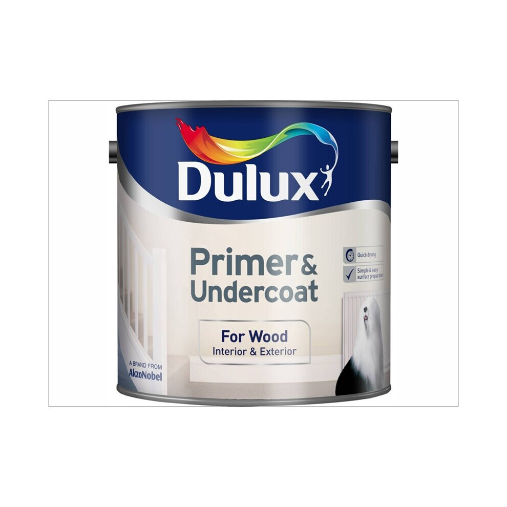 Dulux Quick Dry Wood Primer/ Undercoat 2.5L