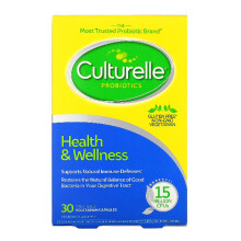 Culturelle, Probiotiques, Santé et Bien-être, 15 Milliards d'UFC, 30 Capsules Végétales Quotidiennes