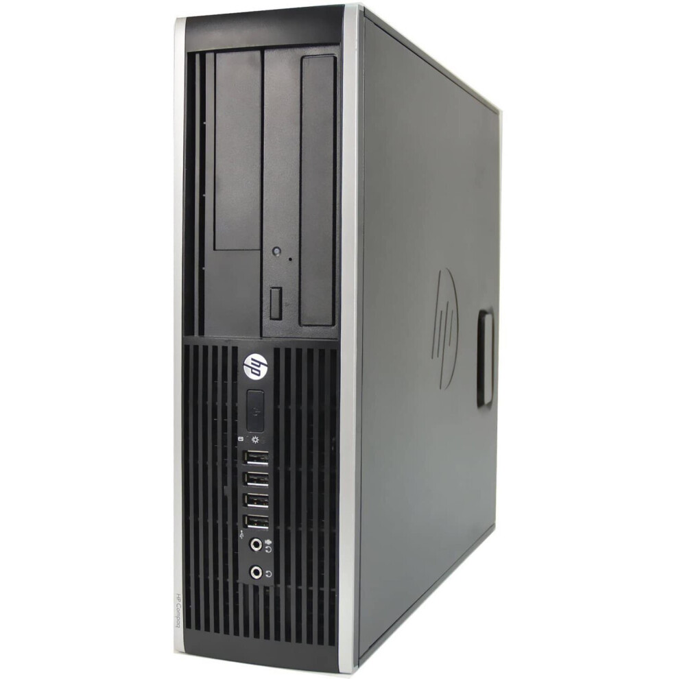 HP Elite 8300 SFF Quad Core i5-3470 3.20GHz 8GB 256GB SSD DVD WiFi Windows 10 Professional Desktop PC Computer With Antivirus (Renewed)