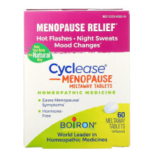Boiron, Ciclose Menopausa, Sem Sabor, 60 Comprimidos de Derretimento