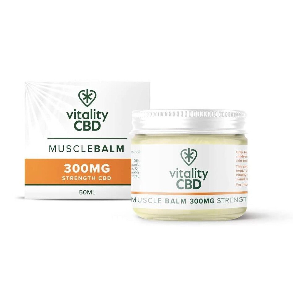 Vitality CBD Muscle Balm Natural 300mg of CBD, 50ml