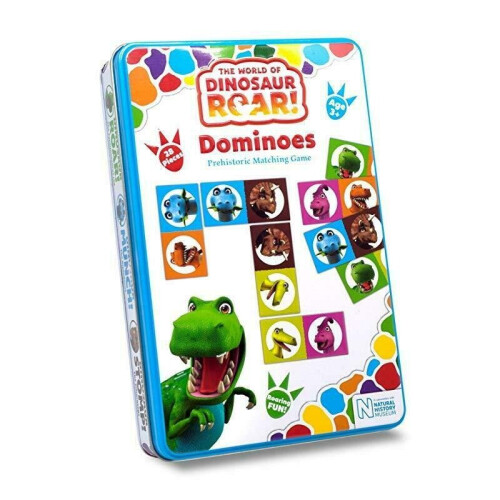 Dinosaur Roar Childrens Dominoes Game Set - Board Game