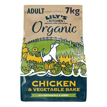 Lily's Kitchen Organic Chicken & Vegetable Bake Complete Adult Dry Dog Food 7 kg