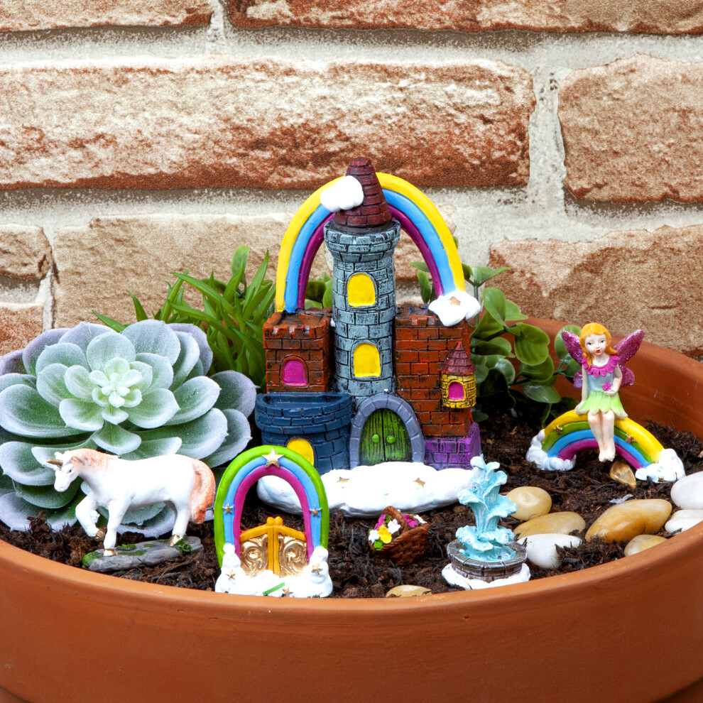 (6 pc Fantasy Land Set) Secret Fairy | Garden Accessory