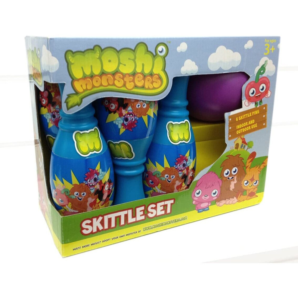 Moshi Monsters 6 Pin Skittle Set