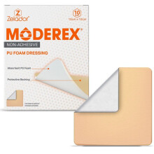 (10x10cm x 10) Moderex Non Adhesive PU Foam Dressings