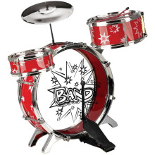 Children My First Band Drum Kit Complete Set For Your Kids (Red)