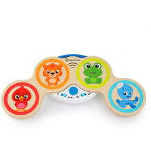 Baby Einstein - Magic Touch Drums HAPE houten muzikale speel- en leer speelgoed met tactiele en elektronische functies