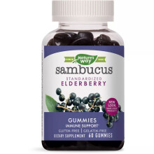Nature's Way, Sambucus, Immuun Gummy, Vlierbes, 60 Gummies